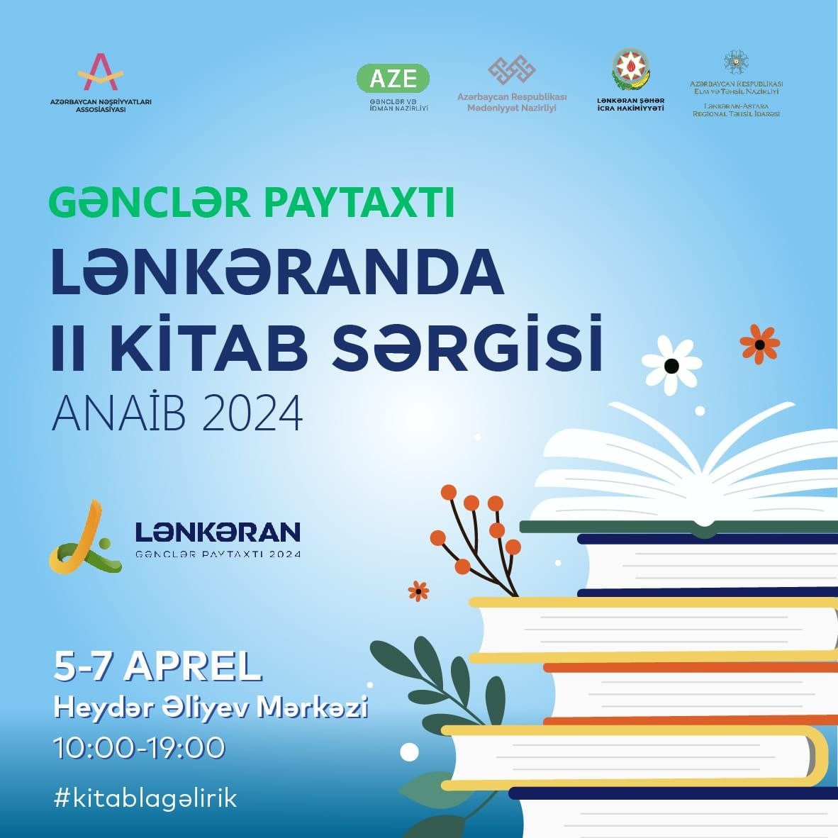“Gənclər Paytaxtı” Lənkəran şəhərində II Kitab Sərgisi keçiriləcək