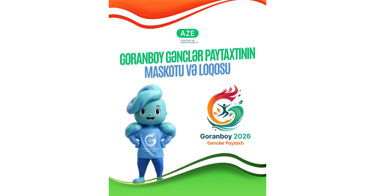 “Gənclər Paytaxtı” seçilmiş Goranboy rayonunun rəsmi loqo və maskotu təqdim olunub